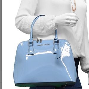 Light blue Adrienne Vittadini Dome Satchel 🦋🦋🦋